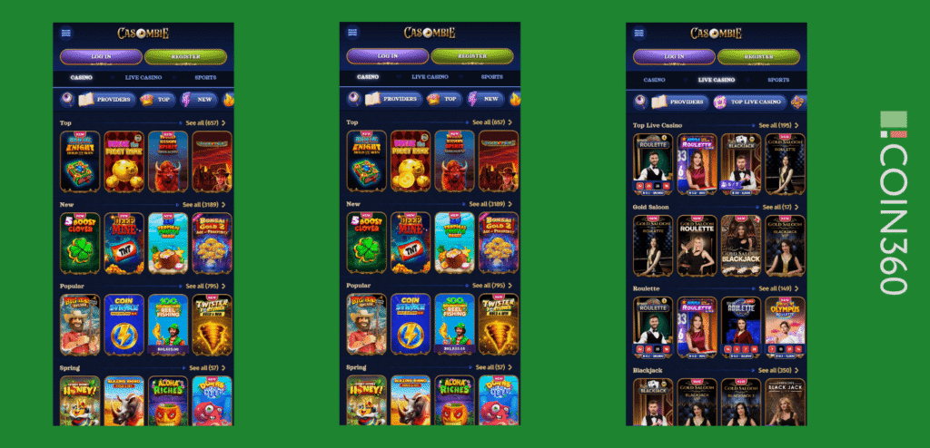 Casombie casino mobile