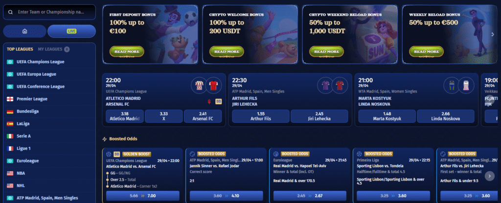 Casombie casino sportsbook