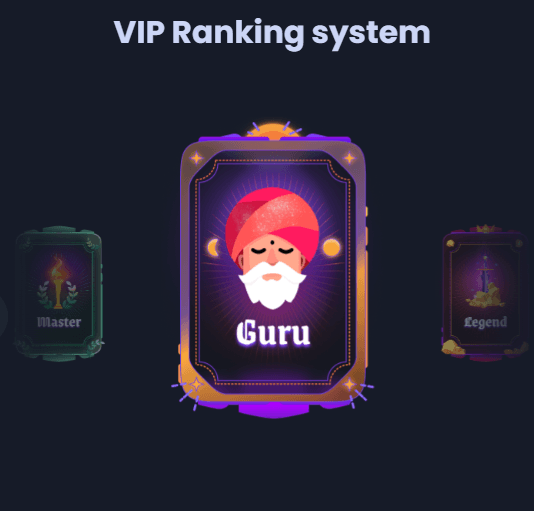 Jackbit VIP ranking system