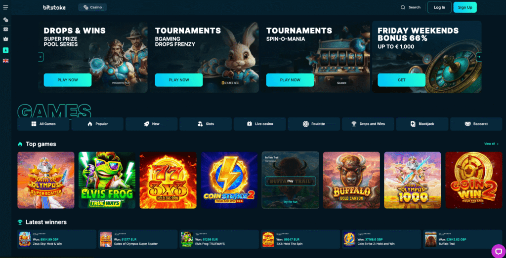 bitstake casino user experience