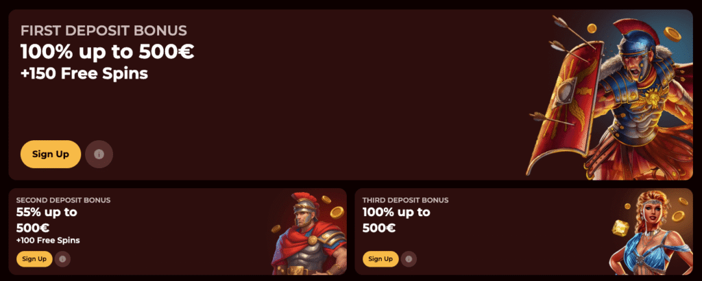 romancasino welcome bonus