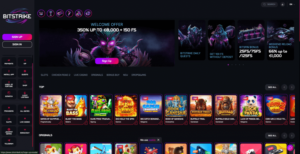 bitstrike user experience